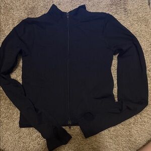 Women's Black Zip-Up Jacket